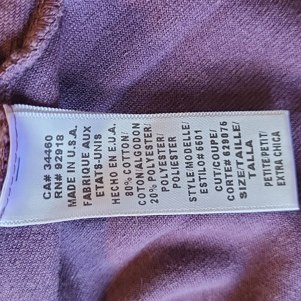 Rare Juicy Couture Purple Terry Cloth Ruffle Hem Pocket Detail Mini Dress, 0 - Picture 11 of 15